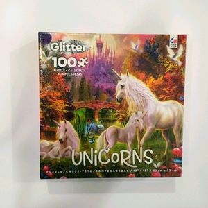 Glitter Unicorns 100 Piece Puzzle